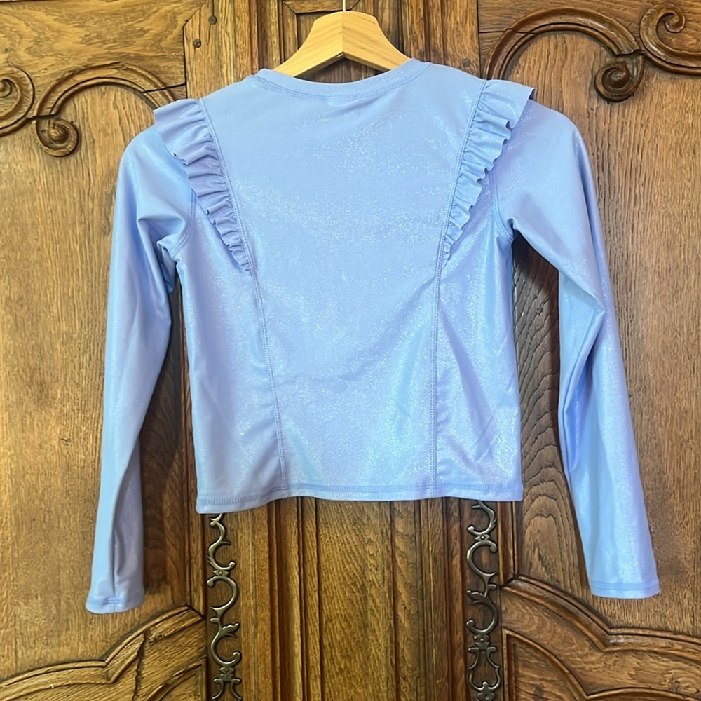 Ruffle Butts GIRLS' PRINCESS SEAM RUFFLE RASH GUARD - Picture 9 of 12